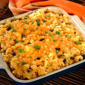 Black Bean, Chicken and Cheese Bake