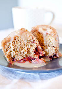 Sweet Strawberry Vanilla Mug Cake