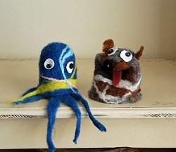 Funky Felted Puppets