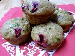 Red and Green Muffins