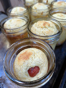 Mason Jar Corn Dogs