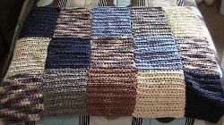 Color Blocked Afghan