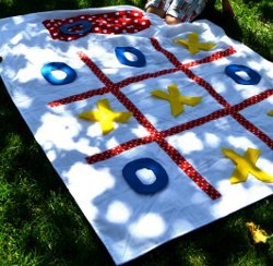 Tic Tac Toe Beach Blanket