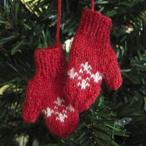 Mini Mitten Ornaments