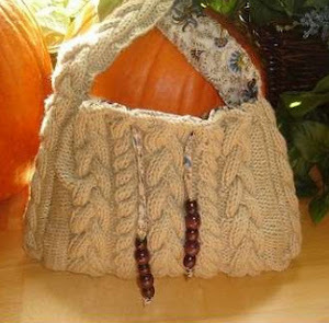 Cabled Boho Bag Pattern