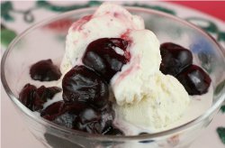 Slow Cooker Cherries Jubilee