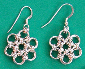 Japanese Flower Earrings