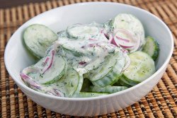 Creamy Dilled Cucumber Salad