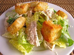 Two Dressings Chicken Caesar Salad
