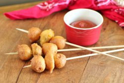 Homemade Cowboy Corn Dogs