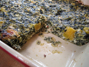 Spinach and Cheese Brunch Bake