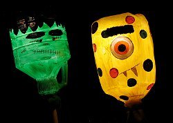 Light Up Monster Luminaries