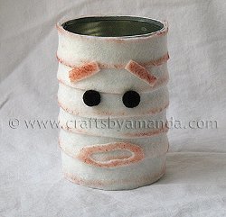 Cute Tin Can Mummy