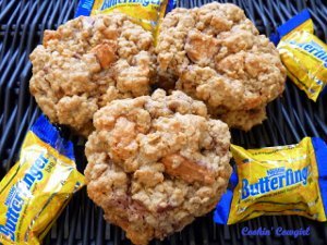 Butterfinger Oatmeal Cookies