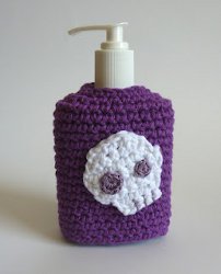 Skull Soap Bottle Cover