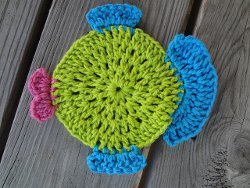 Fabulous Fish Dishcloth