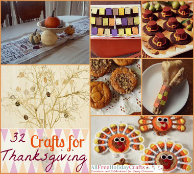32 Crafts for Thanksgiving
