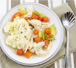 Comforting Chicken and Dumplings