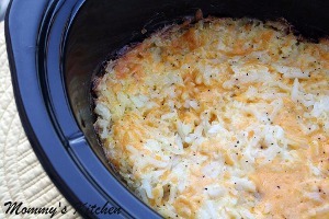 Slow Cooker Cheesy Hash Brown Casserole