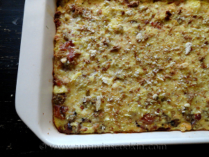 Herbed Breakfast Stuffing Casserole