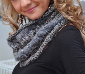 Chic Gray Cowl