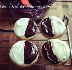Copycat Black and White Cake Cookies