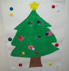Learning Letters Christmas Tree