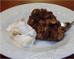 Chocolate Nutella Bread Pudding