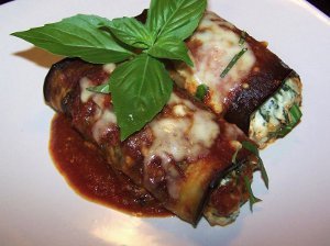 Roasted Eggplant Rollatini