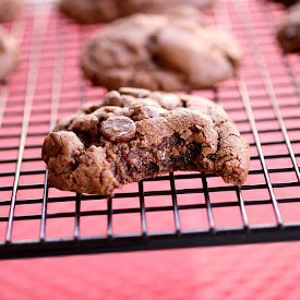 Double Chocolate Peanut Butter Cookies