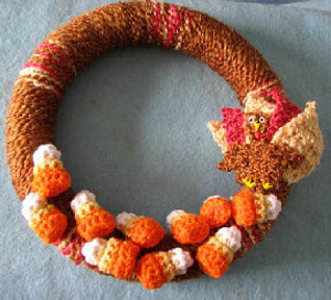 Fall Turkey Wreath