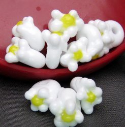 Popcorn Lampwork Beads