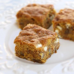 Pumpkin Blondies