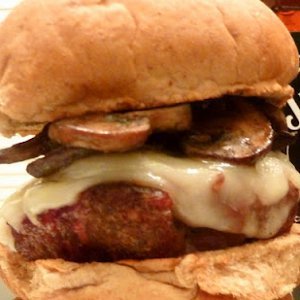 Double Jack Mushroom Burgers