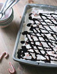 Candy Cane Joe-Joe Ice Cream Cake