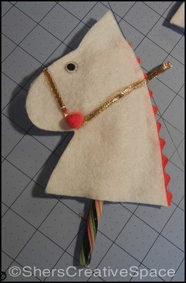 Hobby Horse Candy Cane Holder