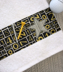 Decorative Golf Towel