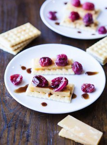 Roasted Grapes for Cheese and Crackers