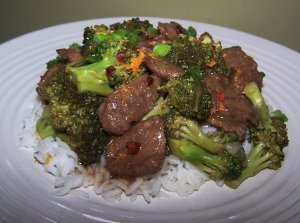 Orange Beef with Broccoli