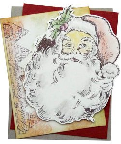 Classic Santa Card