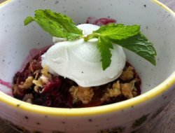 Easy Summerfruit Crisp