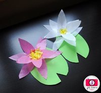 Tissue Paper Water Lilies