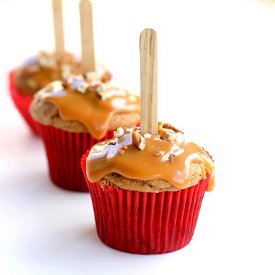 Extra Gooey Caramel Apple Cupcakes