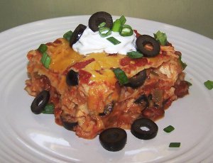 Tex Mex Chicken Lasagna