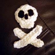 Skull and Bones Applique