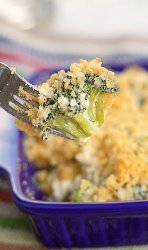 Broccoli Bleu Cheese Bake