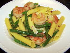 Penne with Shrimp and Asparagus