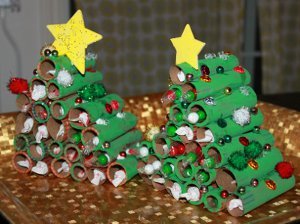 Coin Roll Wrapper Advent Tree