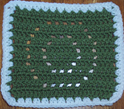 Evergreen Wreath Square