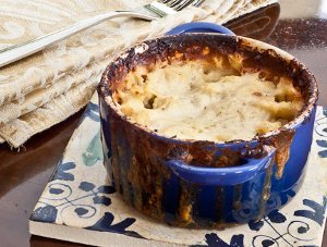 Bleu Cheese and Cauliflower Casserole